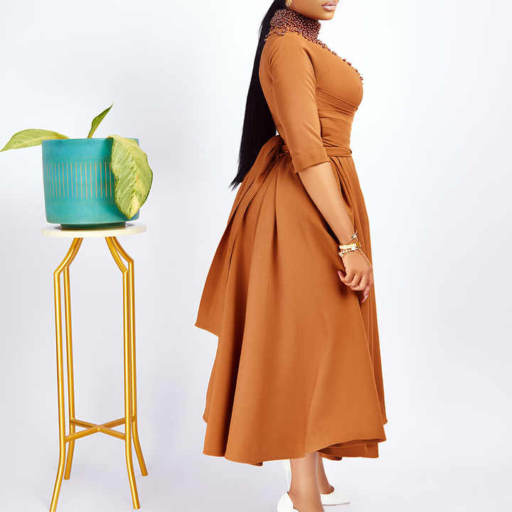 Women's long-sleeved dress