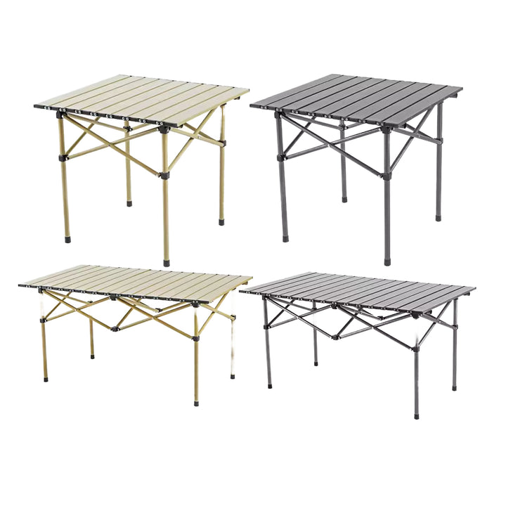 Square Folding Camping Table. Modern Design Lightweight Carbon 