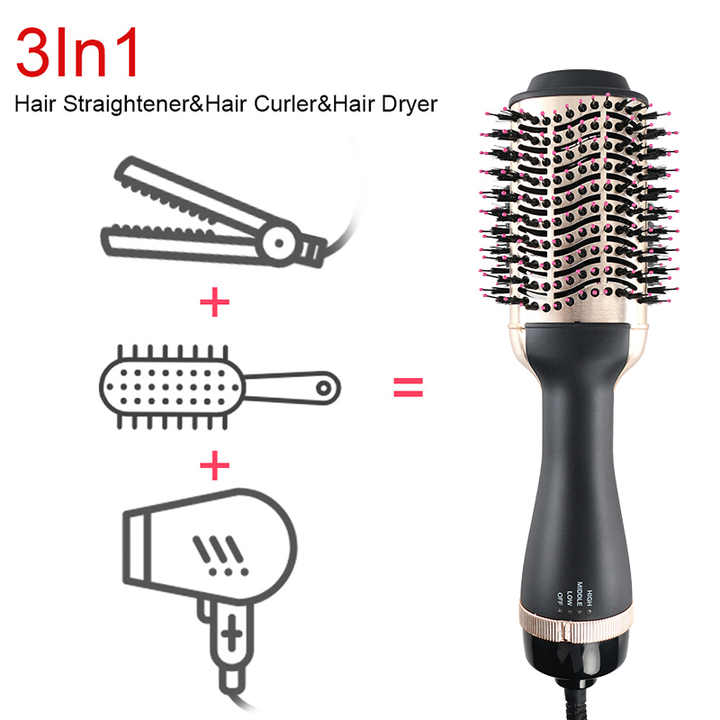مشط كهربائي ومجفف  - اجهزة الشعر