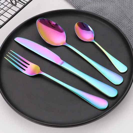 pcs Stainless Steel Cutlery-مجموعة أدوات