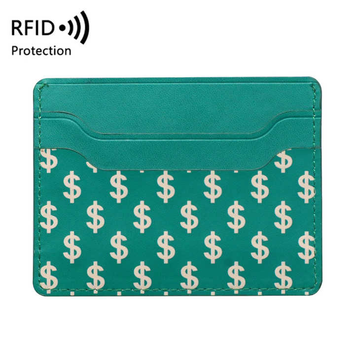 Luxury wholesale credit card holder with custom logo. 