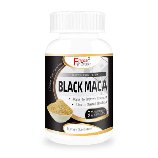 Maca Power Capsules, Black Maca Root Capsule for Men's Stamina Enhancement 