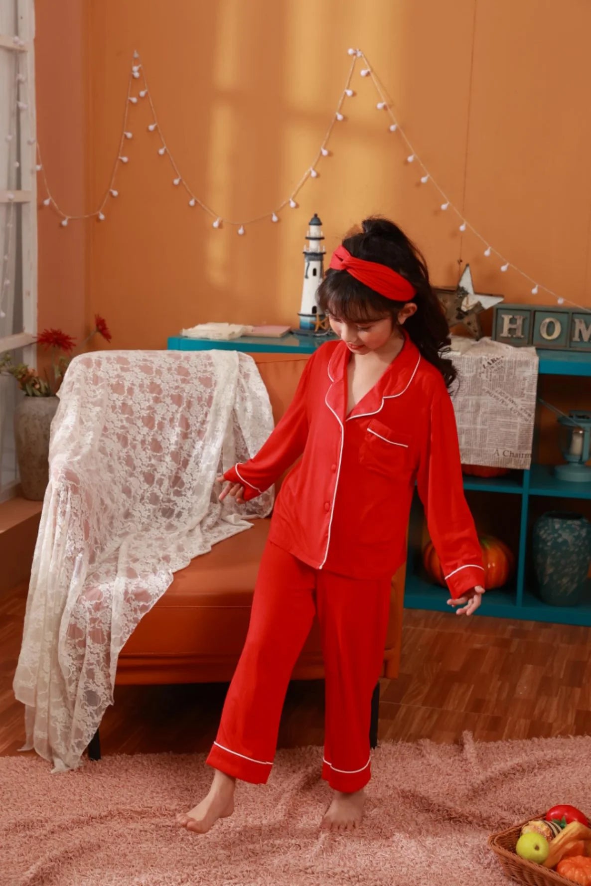 High quality bamboo pajamas for girls and boys 