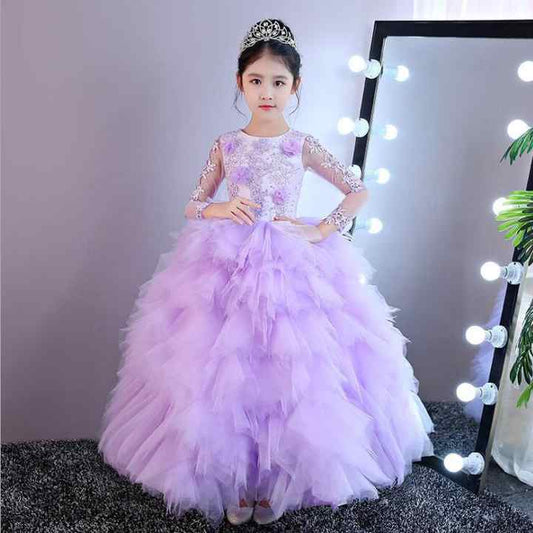 فساتين بزهور التلال أرجواني