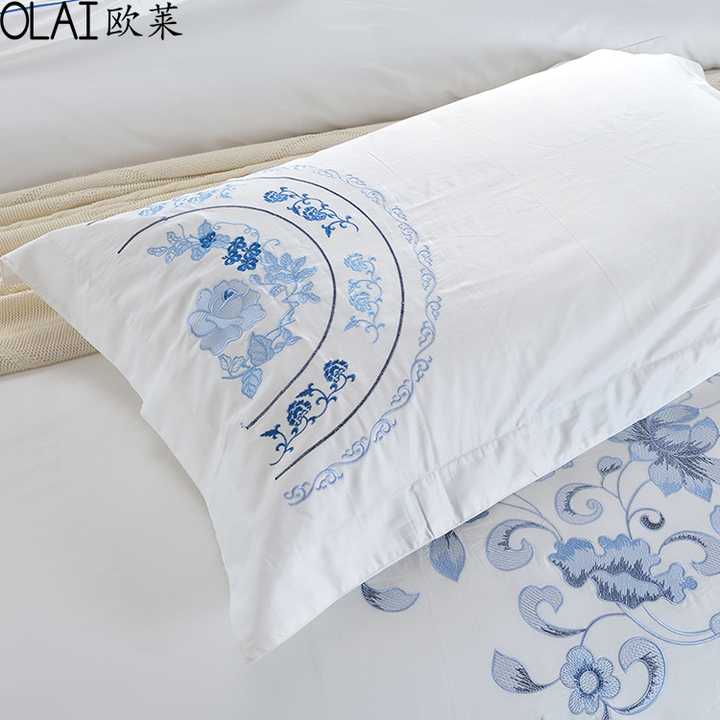 Popular single bed linen sets hotel linen bed cover 