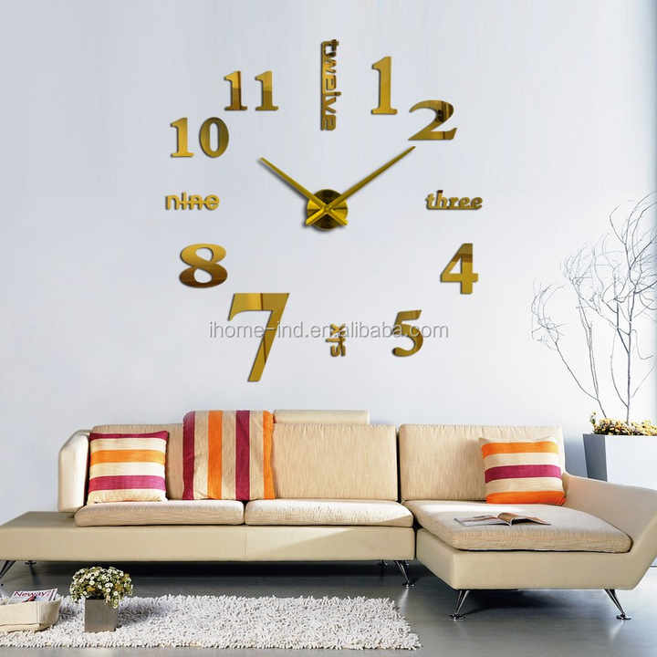 modern digital wall clock