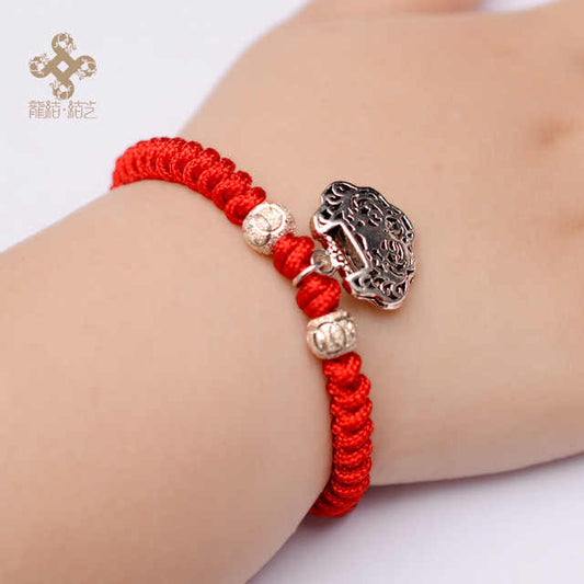 اكسسوارات أطفال سوار حبلي قابل للتعديل منسوج يدويًا