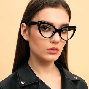 Women's Cat Eye Optical Glasses, Fashion Design Women's Prescription Glasses Model 97398 