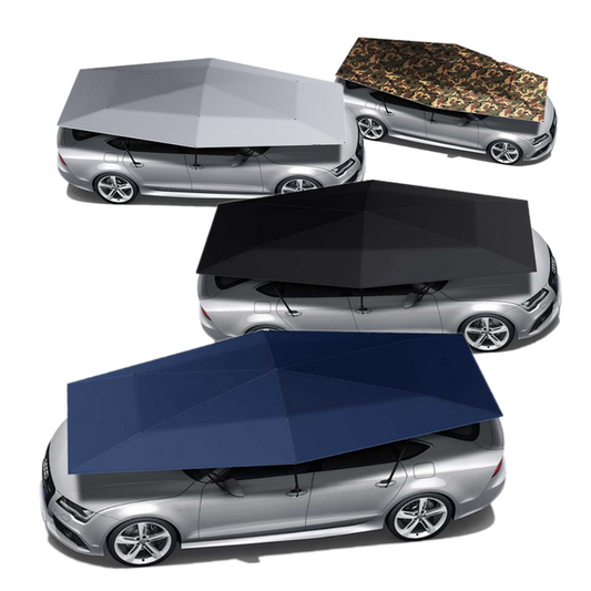 Semi-automatic portable exterior accessories, for car protection 