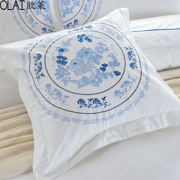 Popular single bed linen sets hotel linen bed cover 