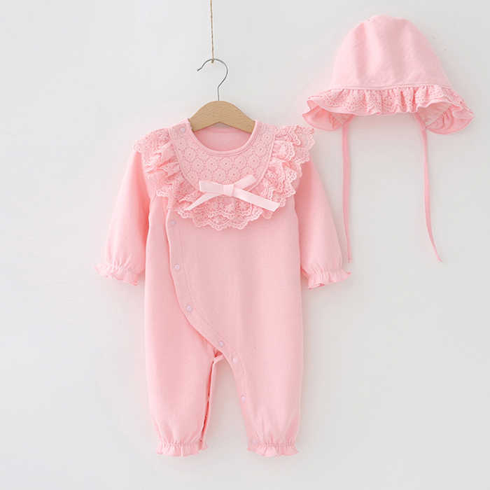 ملابس أطفال رومبير من الدانتيل للأميرة - Spring Autumn Bulk Infant Rompers