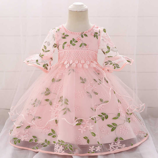 Baptism Dress Girls Clothes Infants-فستان معمودية ملابس
