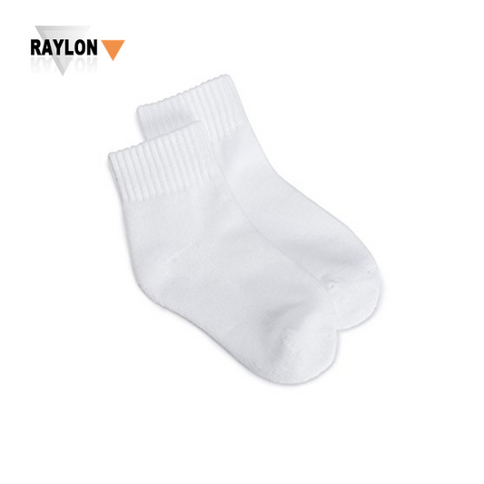 RL-1197 شرابات بيضاء أطفال أطفال مدرسة شرابات بيضاء RL-1197 White Socks Children Kids School White Socks