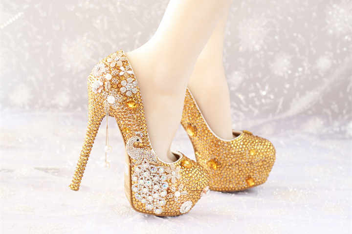 High quality women's wedding heels 