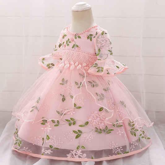 Clothing Church Clothes Baby Girl Little Dresses - فستان المعمودية ملابس البنات