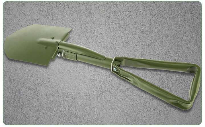مجرفة صغيرة متعددة الوظائف قابلة للطي . Mini Multifunctional Folding Camping Shovel Survival