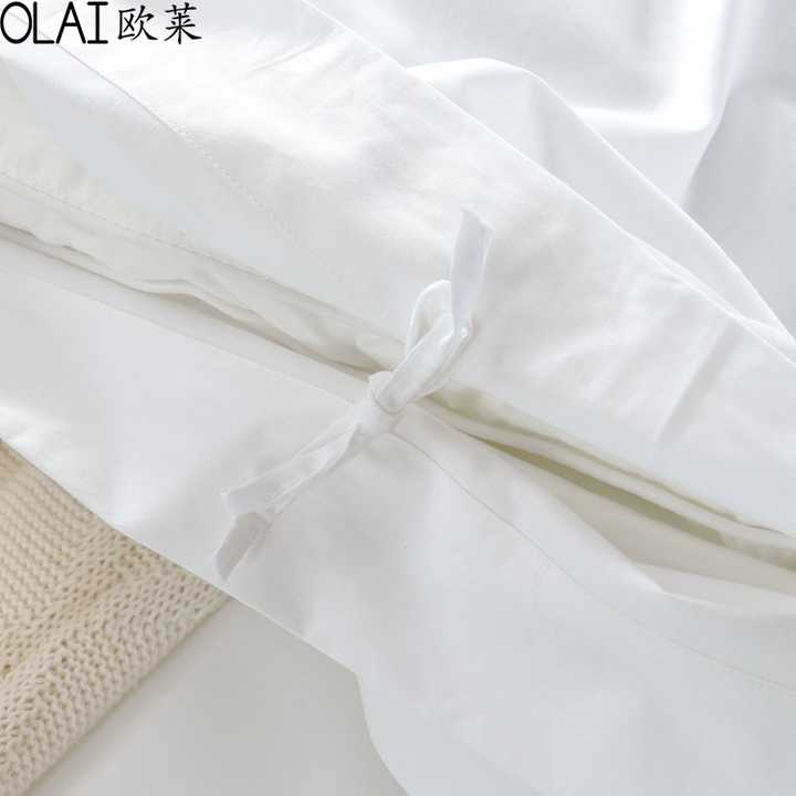 Popular single bed linen sets hotel linen bed cover 