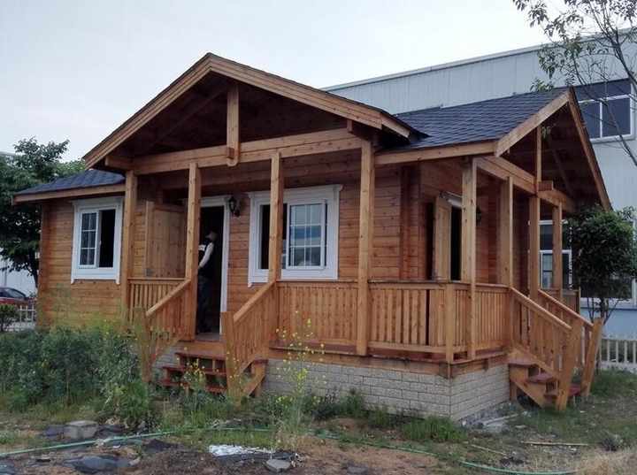 نافذة كبيرة الجاهزة منزل خشبي -  Big Window Prefab Wooden House