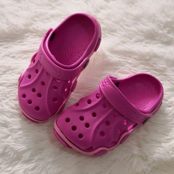 Cartoon girls' crocs