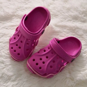Cartoon girls' crocs