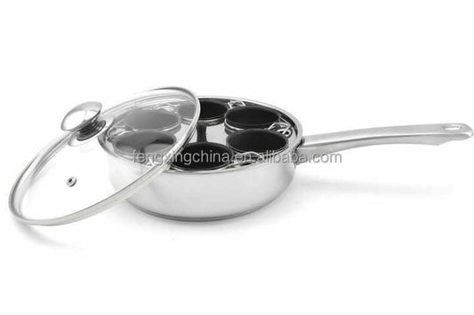 طهي البيض اواني القلي