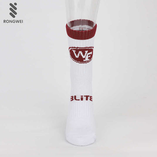 مخصص محبوك الأبيض والأحمر - طويله