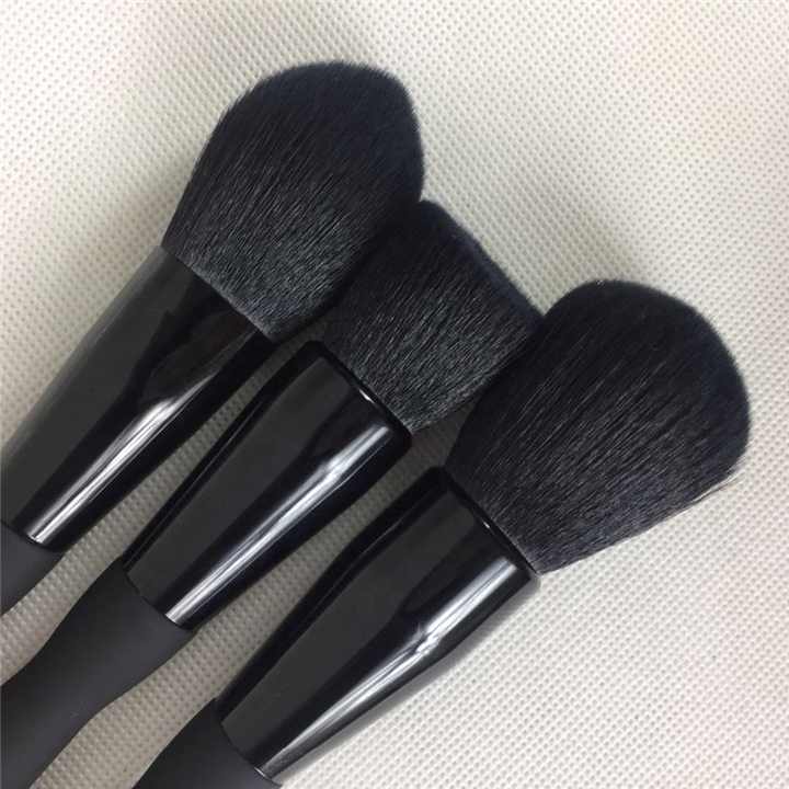 Hair Brochas De Maquillaje Makeup Brush مجموعة فرش مكياج نباتية من 9 قطع،