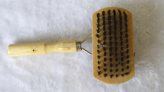 Dog Accessories in China Double Sided Wooden Handle Pet Cat Animal Poodle Hair Grooming Brush Combo 