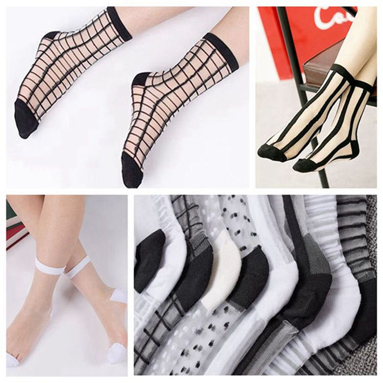 جوارب حريرية رقيقة جداً وشفافة