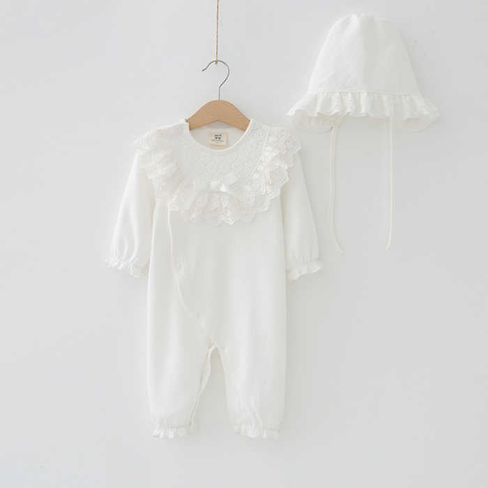 ملابس أطفال رومبير من الدانتيل للأميرة - Spring Autumn Bulk Infant Rompers