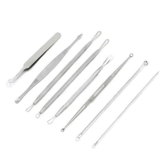 8pcs Facial Blackhead Acne Needles 