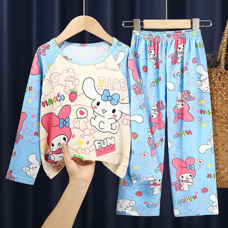 Girls Long Sleeve Pajamas 