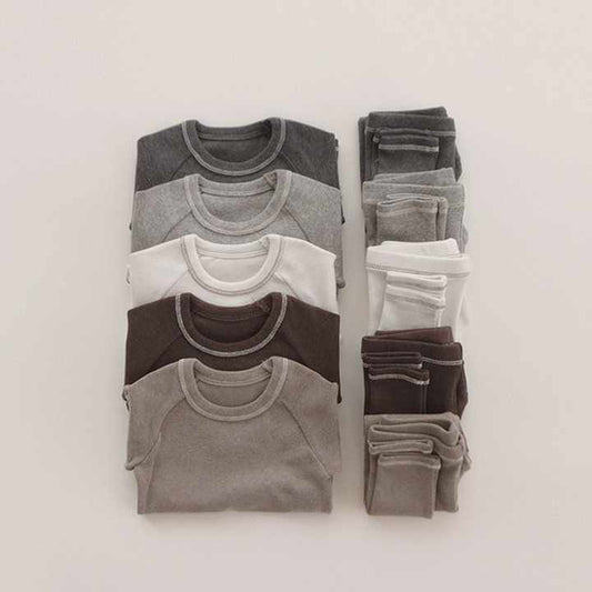 Children Sleepwear Cotton Spring Set 