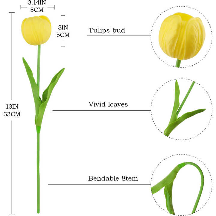 realistic tulips 