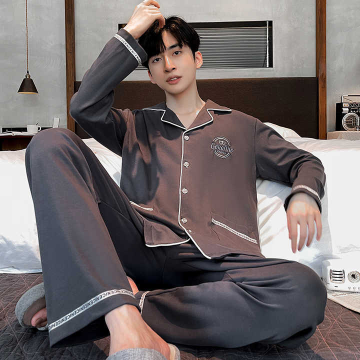 Nighty Designs Men's Autumn/Winter Pajamas Fold 