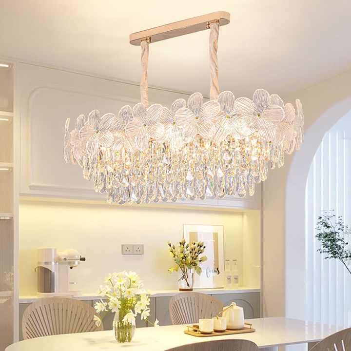 French Cream Style Modern Simple Iron-ثريا حديدية حديثة