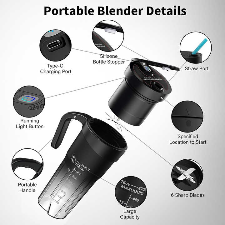 كوب خلاط محمول-portable blender cup