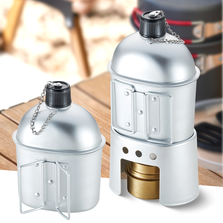 كوب 4 في 1 خارجي بسعة 1 لتر للبيع الساخن . Hot Sale 1L 4 in 1 Outdoor Camping Hiking