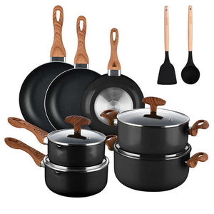 Modern metal cookware cooking sets 