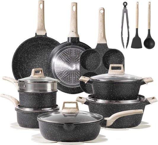 Cooking sets and cookware
