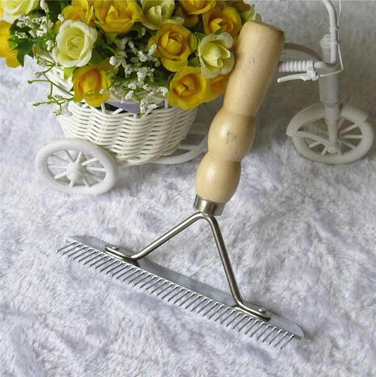 Pet Grooming Supplies Strong Durable Wood Handle. 