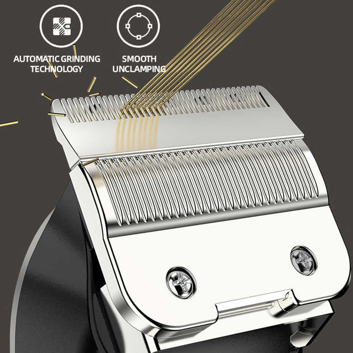 ماكينة تشذيب الشعر الكهربائية اللاسلكية . Professional Cordless Electric Hair Trimmer USB Hair