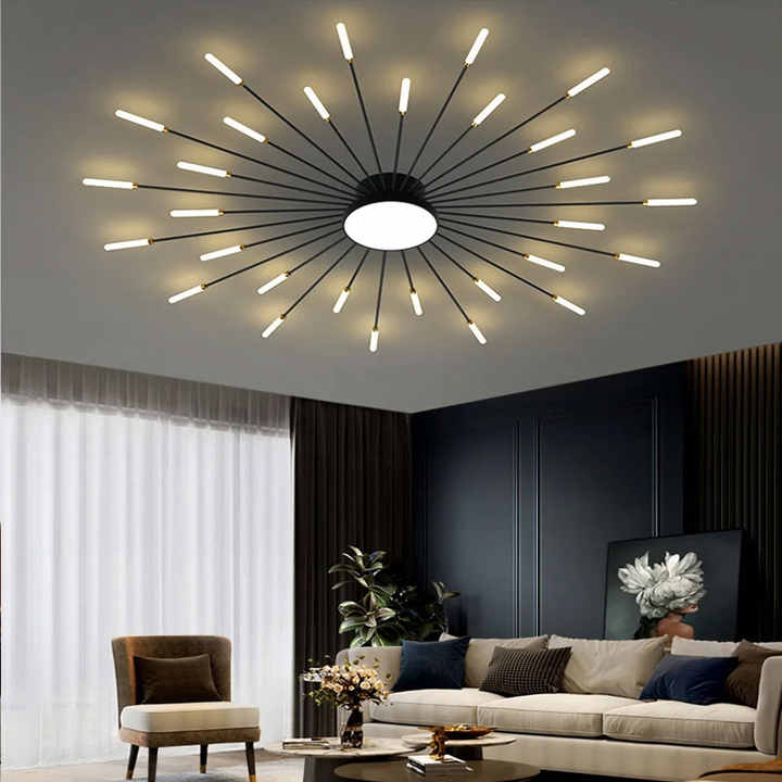 living room lighting fireworks 