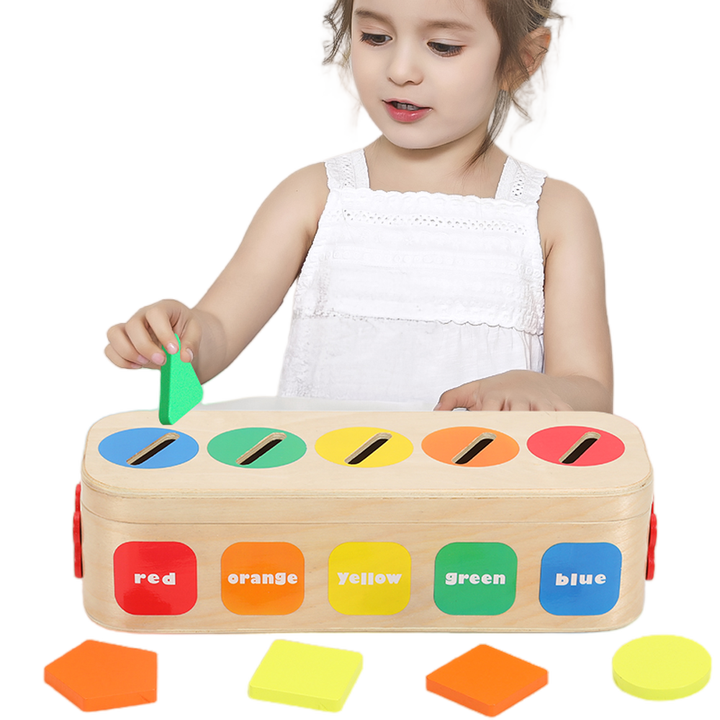 Montessori Unisex Box 2024, Wooden Color, Geometric 