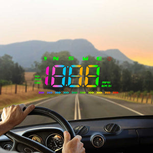 M23 GPS HUD Head Up Display Speedometer Car Speed 