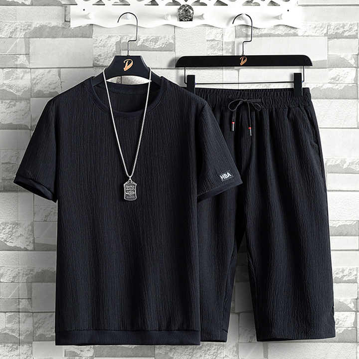 Men's Breathable T-Shirt Pants 