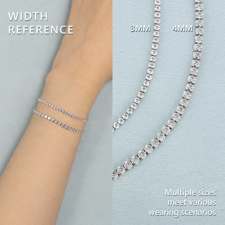 Iced Out Stainless Steel Diamond Bracelet 