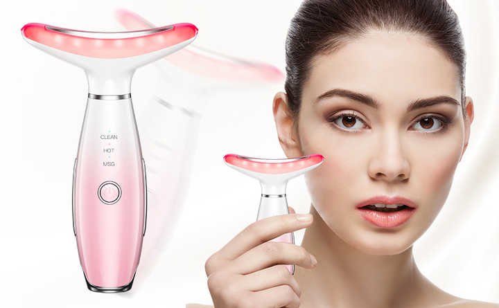 Red Light Face and Neck Massager 