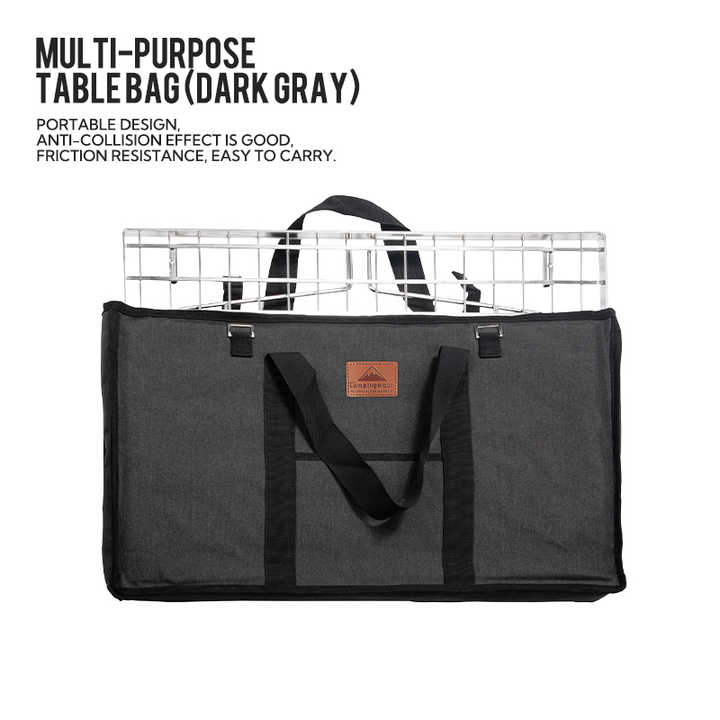 Camping Moon Black Canvas Camping Gear Carrier Bags, 