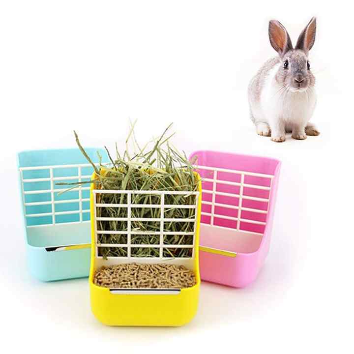 Rabbit straw feeding bowl. Bowls and feeders 